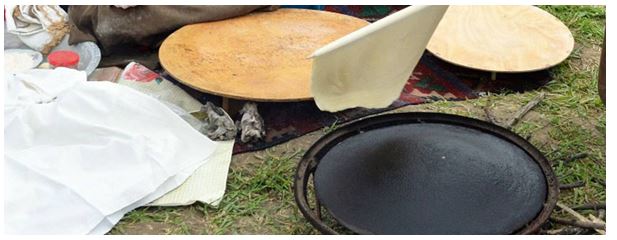 Flatbread making and sharing culture: Lavash, Katyrma, Jupka, Yufka