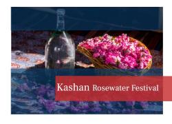 Kashan Rosewater Festival