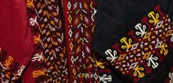 Turkmen-style needlework art